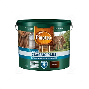 Пропитка декоративная для защиты древесины Pinotex Classic Plus 3 в 1 палисандр 2,5 л.