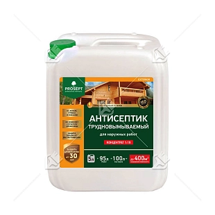 Антисептик защитный для древесины водный Prosept Exterior концентрат 1:19 5 л.