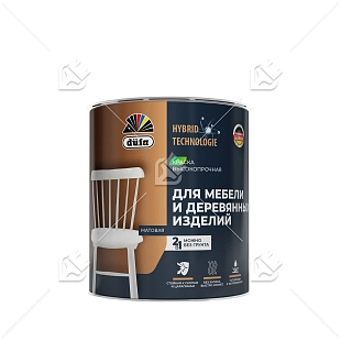 Эмаль для мебели и деревянных изделий Dufa акриловая матовая база 1 2 л