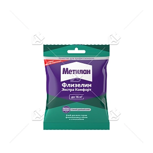 Клей обойный для флизелиновых обоев Метилан Флизелин Экстра Комфорт 90 г