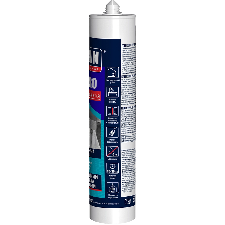 Клей универсальный монтажный на водной основе Tytan Professional Hydro Fix 310 мл