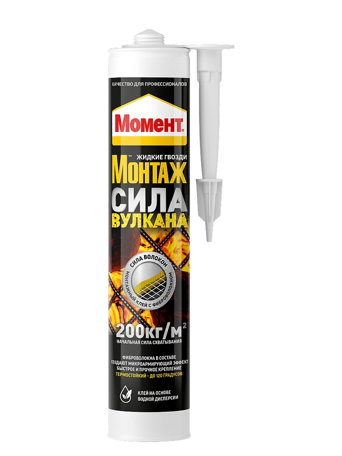 Клей монтажный универсальный Момент Монтаж Сила Вулкана 400 г