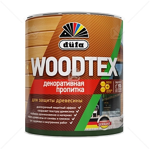 Пропитка декоративная для защиты древесины алкидная Dufa Woodtex белая 0,9 л.