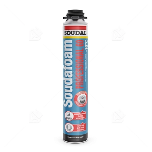 Пена профессиональная Soudal Soudafoam Professional зимняя 750 мл. выход 60 л