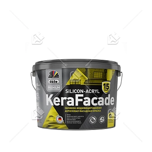 Краска фасадная акриловая силикон-модифицированная Dufa Premium Kerafacade матовая база 3 9 л