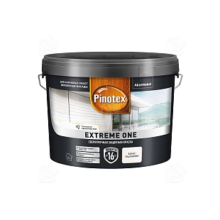 Краска для деревянных фасадов акриловая Pinotex Extreme One база BC полуматовая 8,5 л.