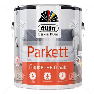 Dufa Лак PARKETT паркетный глянцевый 10л